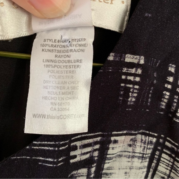 Anthropologie Corey Lynn Calter Painted Plaid Handkerchief Hem Dress EUC Size 4 - Picture 9 of 9